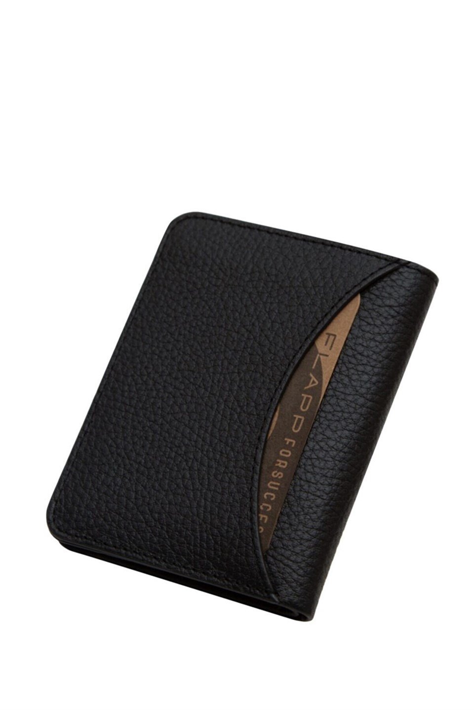 Flapp Hakiki Deri Flotur Rfıd Korumalı Siyah Unısex Cüzdan Kartlık