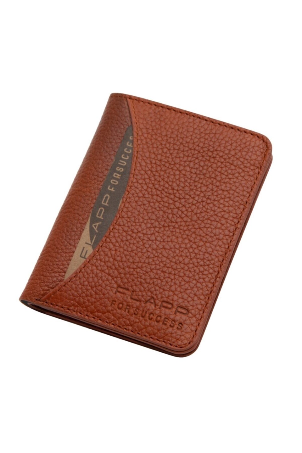 Flapp Hakiki Deri Flotur Taba Rfıd Korumalı Cüzdan Kartlık