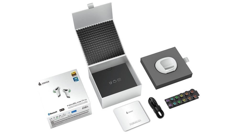 Edifier Neobuds Pro Aktif Gürültü Engelleme ve Oyun Moduna Sahip Kablosuz Stereo Kulaklık Siyah  