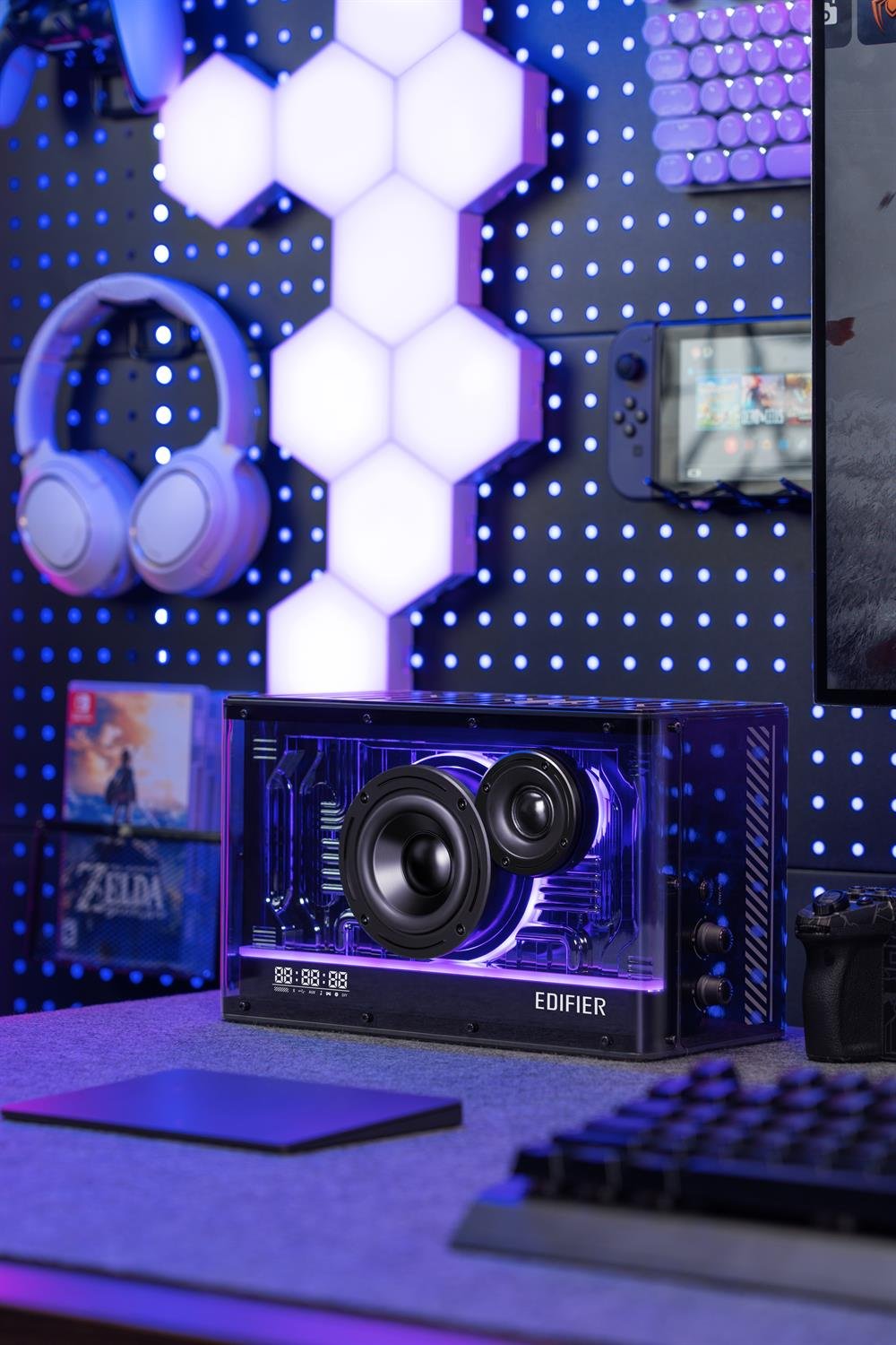 Kabin-Hoparlör-MonitörEdifierGaN Şarjlı Masaüstü Bluetooth Hoparlör