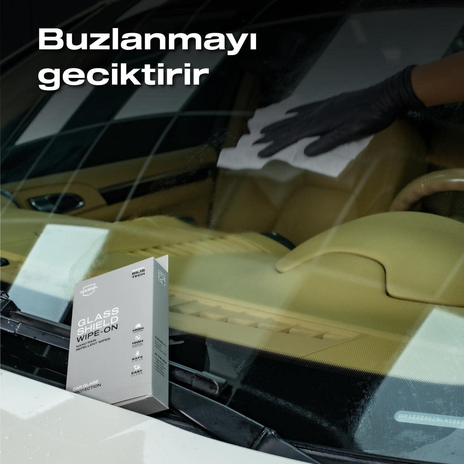 NASİOL GLASSHIELD WIPE-ON - CAM YAĞMUR KAYDIRICI