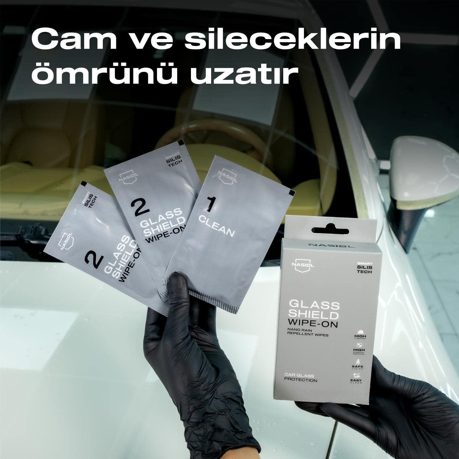 NASİOL GLASSHIELD WIPE-ON - CAM YAĞMUR KAYDIRICI