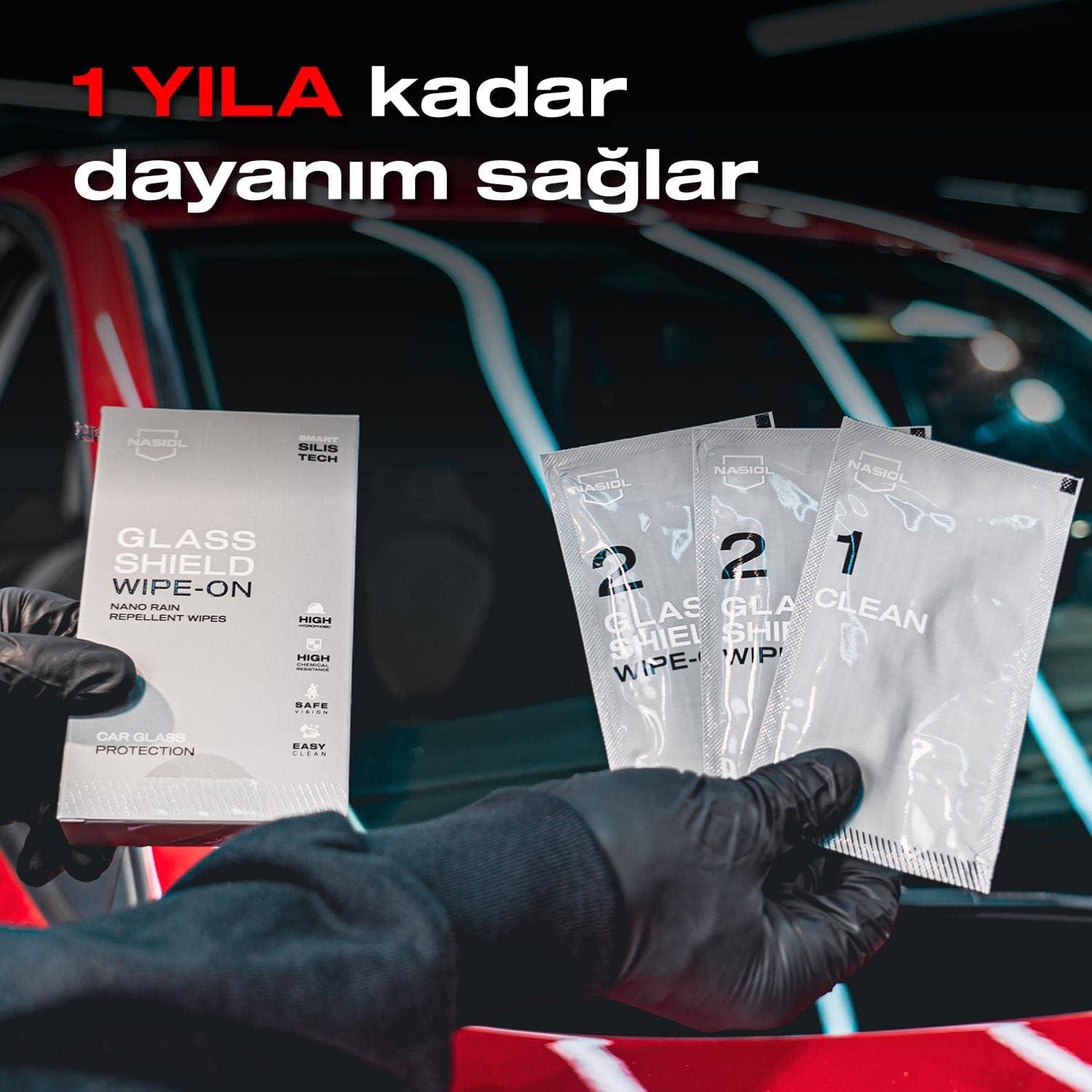 NASİOL GLASSHIELD WIPE-ON - CAM YAĞMUR KAYDIRICI