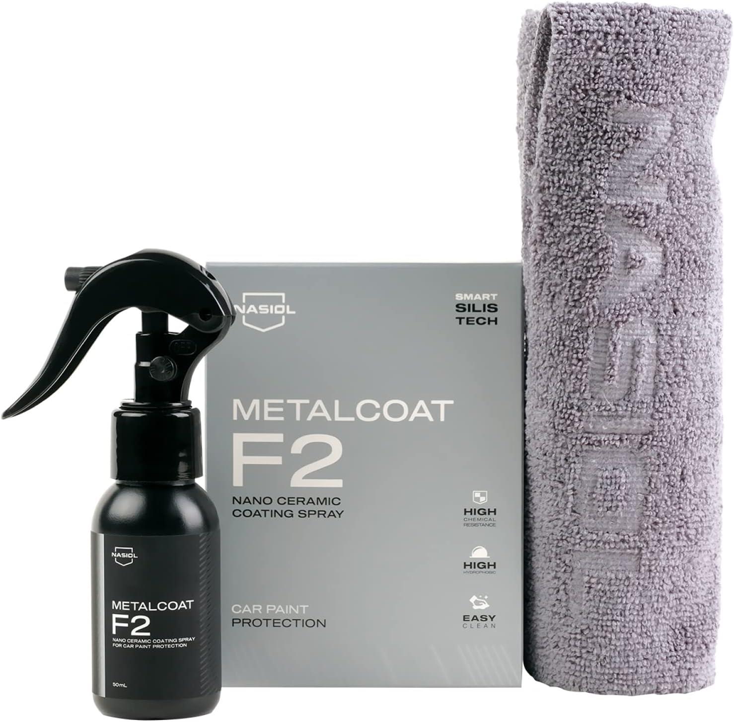 Nasiol Metalcoat F2 Sprey Nano Seramik Kaplama 50ml