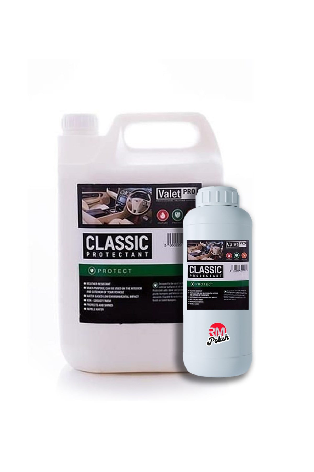 RM Polish Valet Pro Classic Protectant Plastik Vinil Parlatıcı 1lt.
