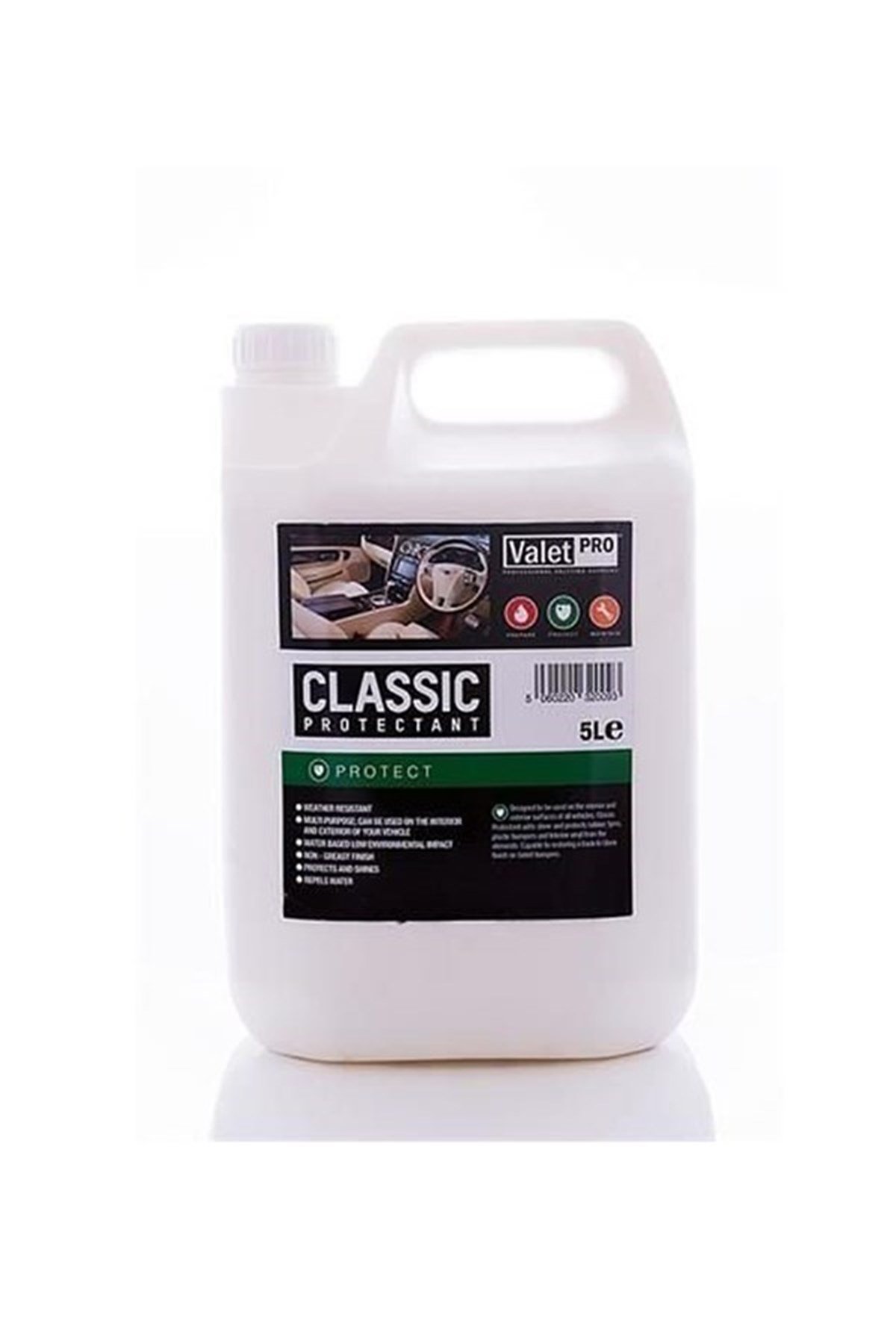 RM Polish Valet Pro Classic Protectant Plastik Vinil Parlatıcı 5lt.