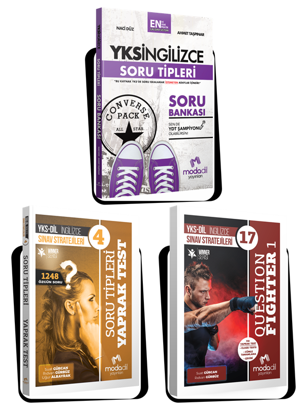 KİTAP SETLERİYKSDİL (YDT) Skills Soru Cenneti - 3'lü SetMODADİL Yayınları
