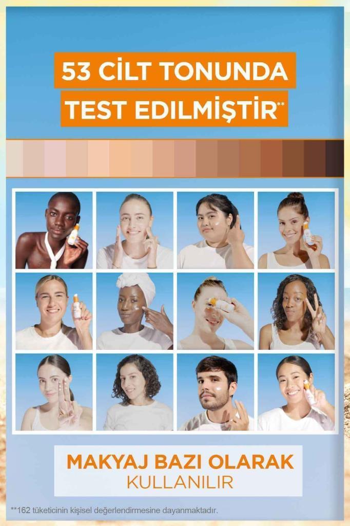 Ambre Solaire Invisible SPF50 Süper Uv Günlük Güneş Koruyucu Serum 30 ml