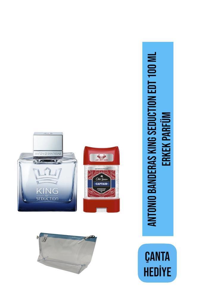 Antonio Banderas King Of Seduction EDT 100 ml Erkek Parfüm Seti