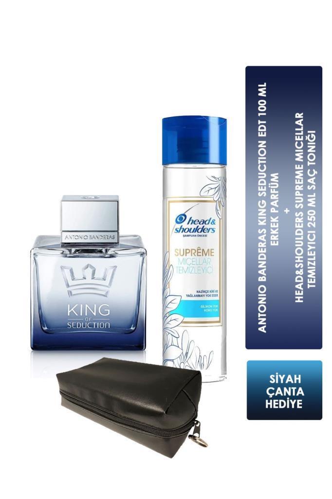 Antonio Banderas King Seduction EDT 100 ml+ Head&Shoulders Supreme Micellar Temizleyici 250 ml 