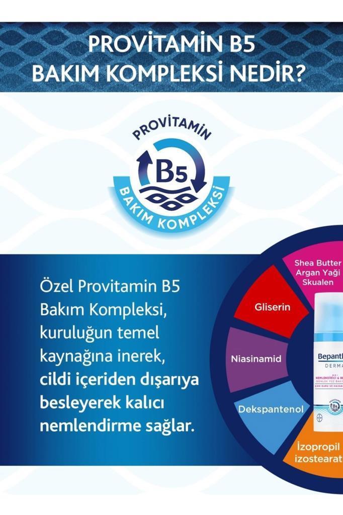 Bepanthol Derma Nemlendirici Ve Besleyici 50 ml Yüz Kremi Set