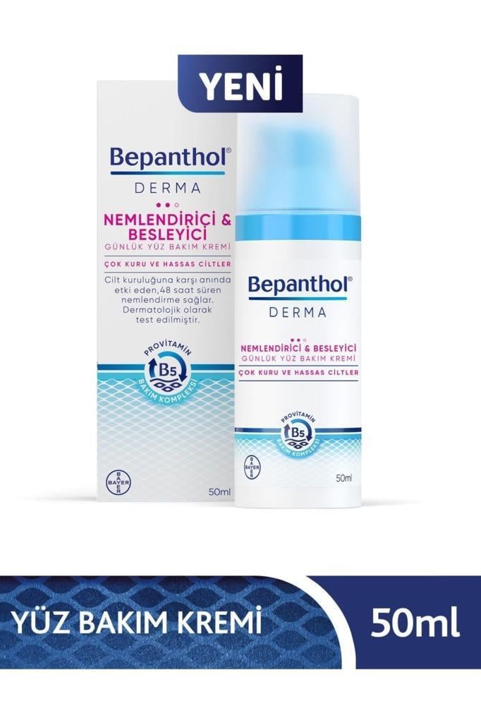 Bepanthol Derma Nemlendirici Ve Besleyici 50 ml Yüz Kremi Set