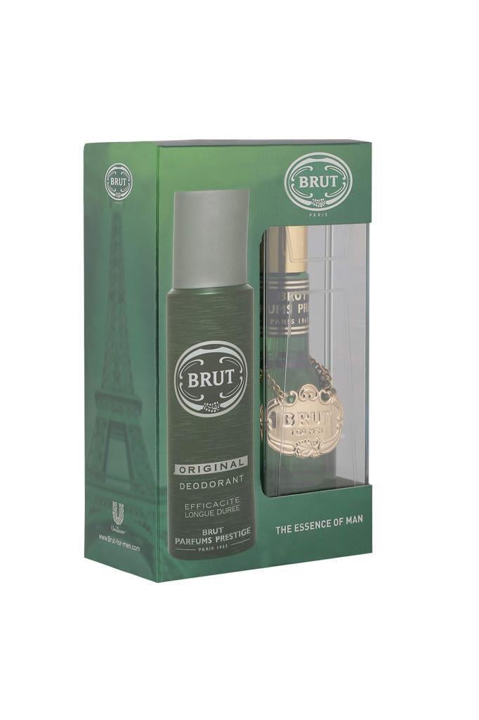 Brut The Essence Of Man EDT 100 ml Erkek Parfüm Seti 