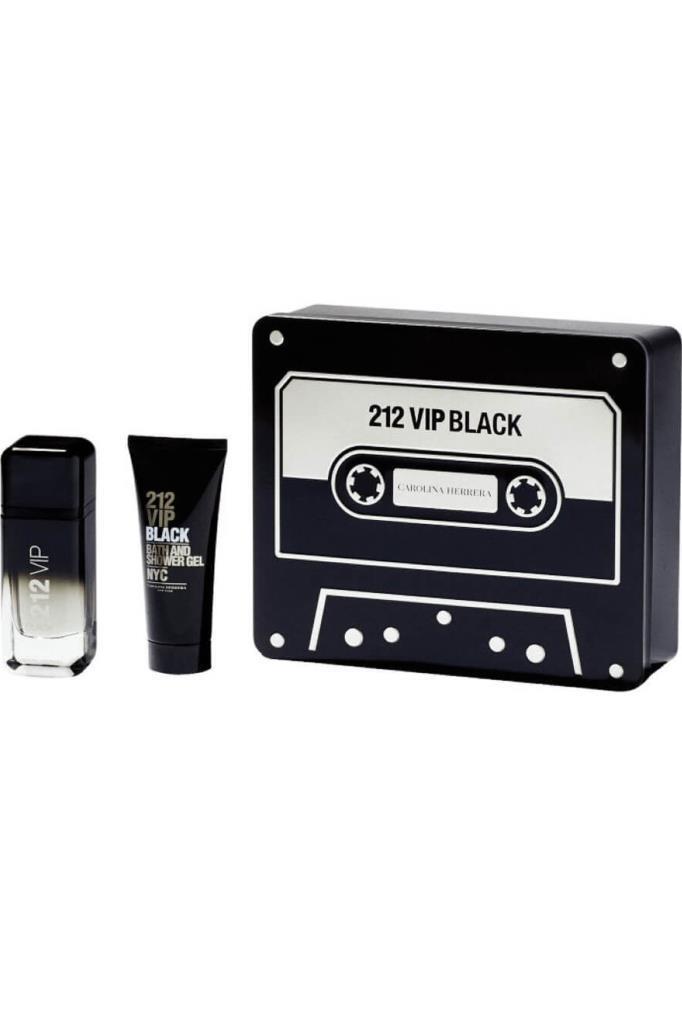 Carolina Herrera 212 VIP Black EDP 100 ml Erkek Parfüm Seti