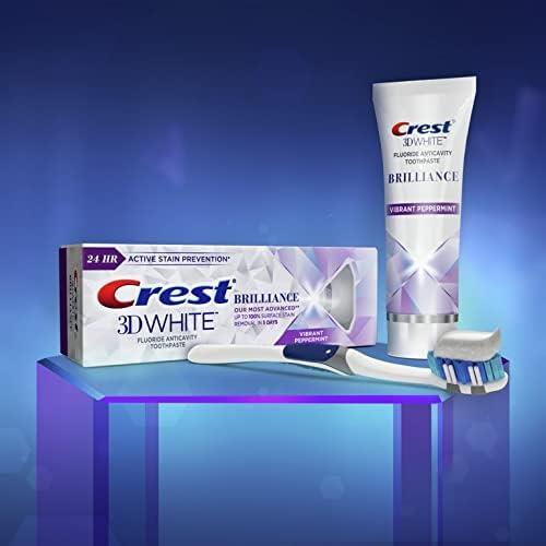 Crest 3D White Brilliance Vibrant Pepermint 110 gr Diş Macunu