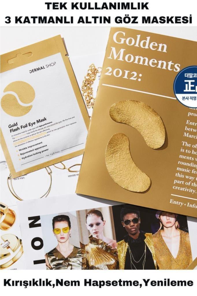 Dermal Gold Flash Foil Göz Maskesi 4 Gr