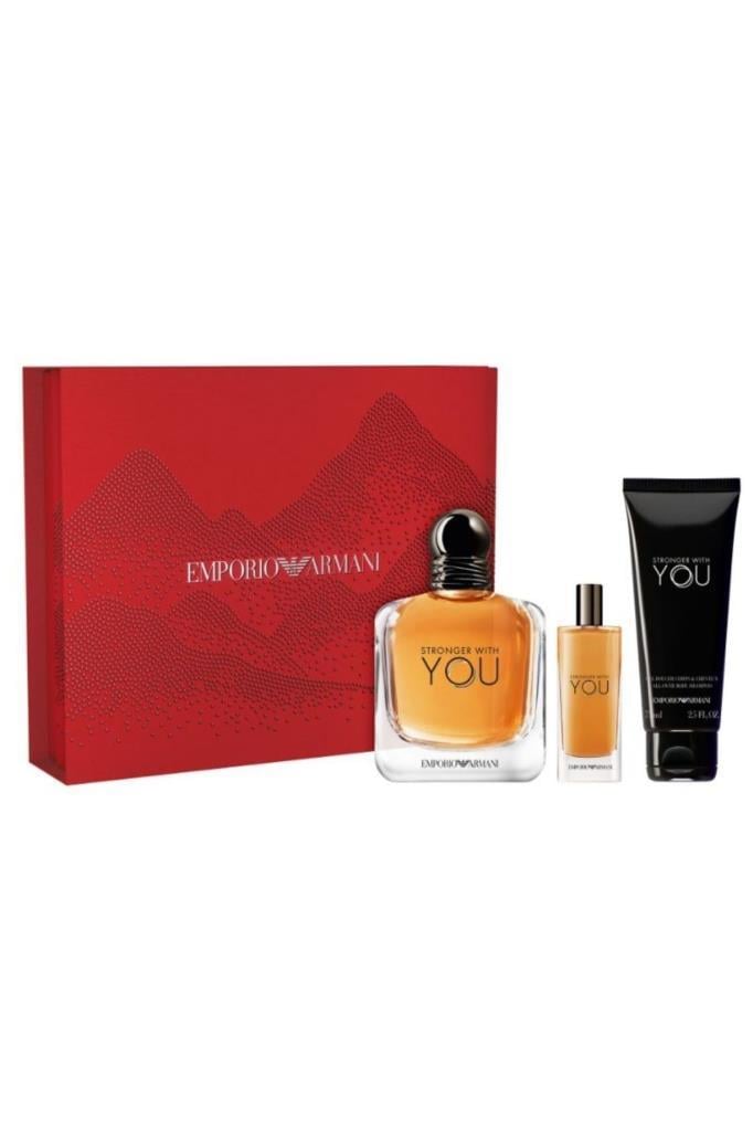 Emporio Armani Stronger With You EDT 100 ml Erkek Parfüm Seti