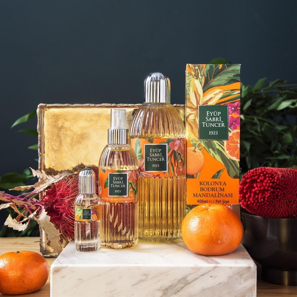 Eyüp Sabri Tuncer Bodrum Mandalinası Kolonya Cam Şişe 400 ml