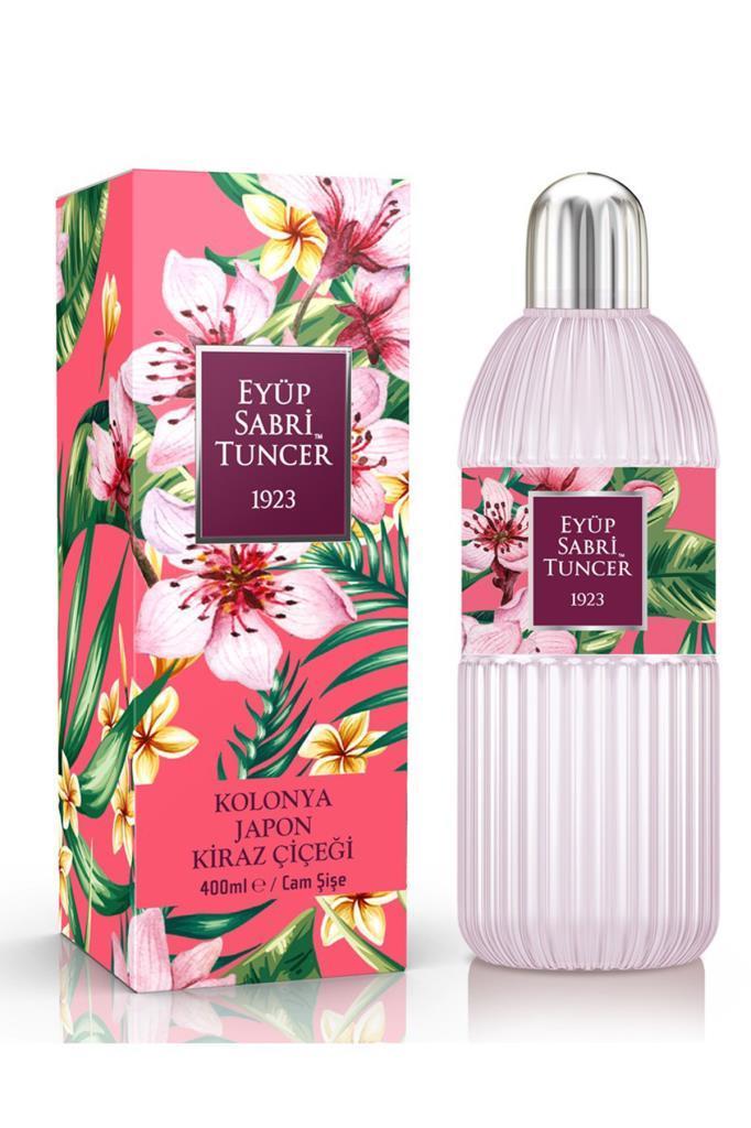 Eyüp Sabri Tuncer Japon Kiraz Çiçeği Kolonya Cam Şişe 400 ml