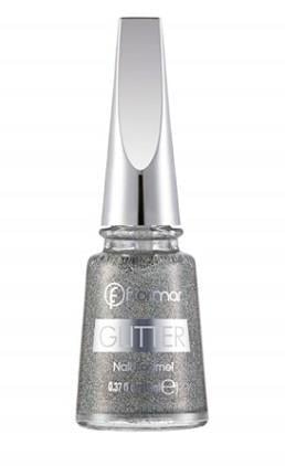 Flormar Glitter Holographic Silver 14 Oje