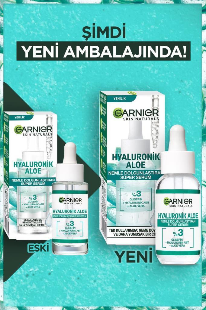 Garnier Hyaluronik Aloe Nemlendirici Ve Dolgunlaştırıcı Süper Serum 30 ml