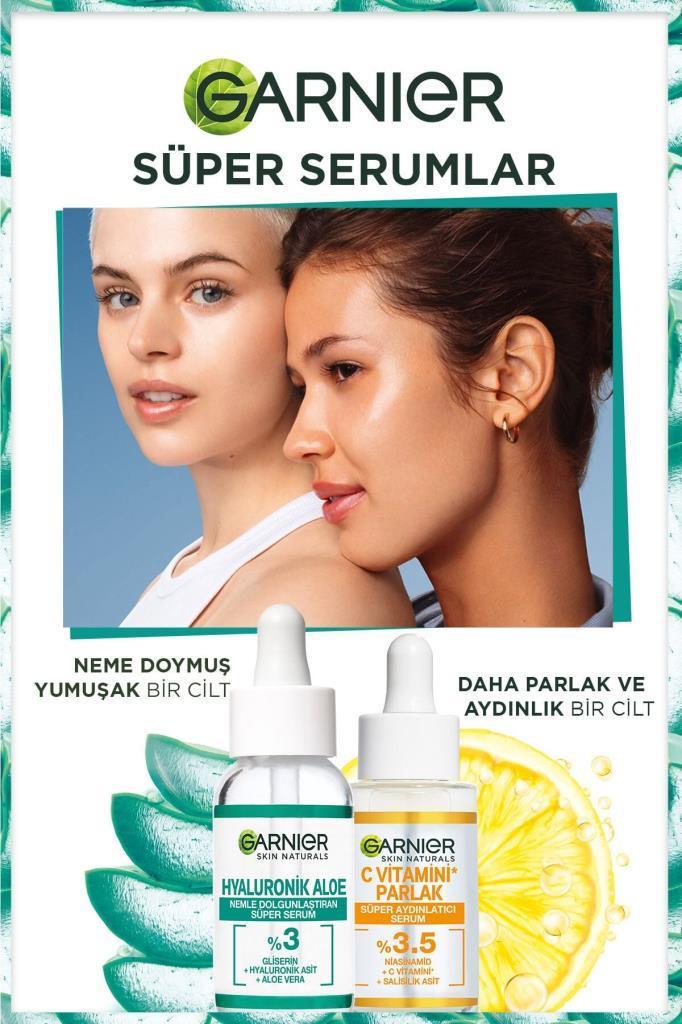 Garnier Hyaluronik Aloe Nemlendirici Ve Dolgunlaştırıcı Süper Serum 30 ml