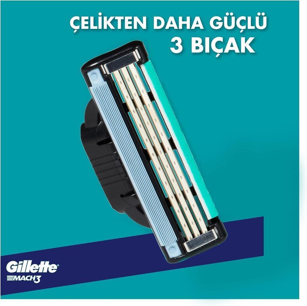 Gillete Mach 3 Yedek Tıraş Bıçağı 8 Li