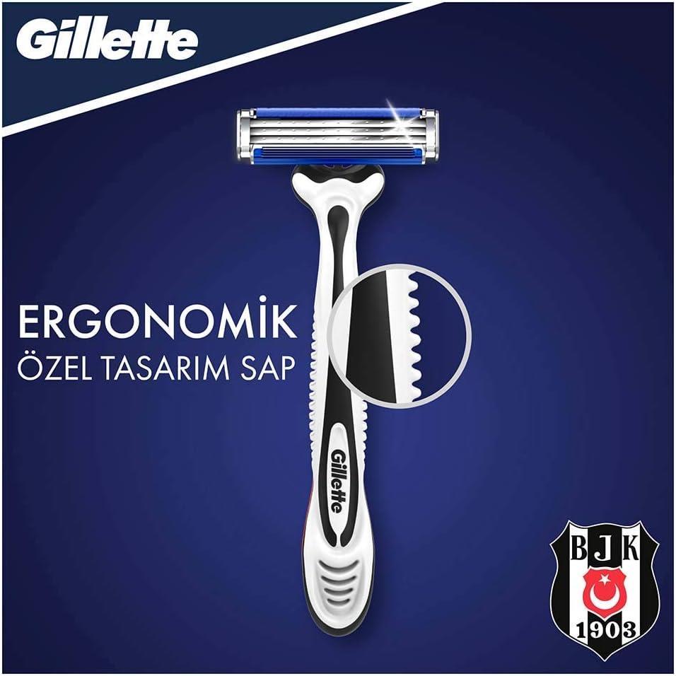 Gillette Blue 3 Beşiktaş Özel Seri 6lı Paket Tıraş Bıçağı