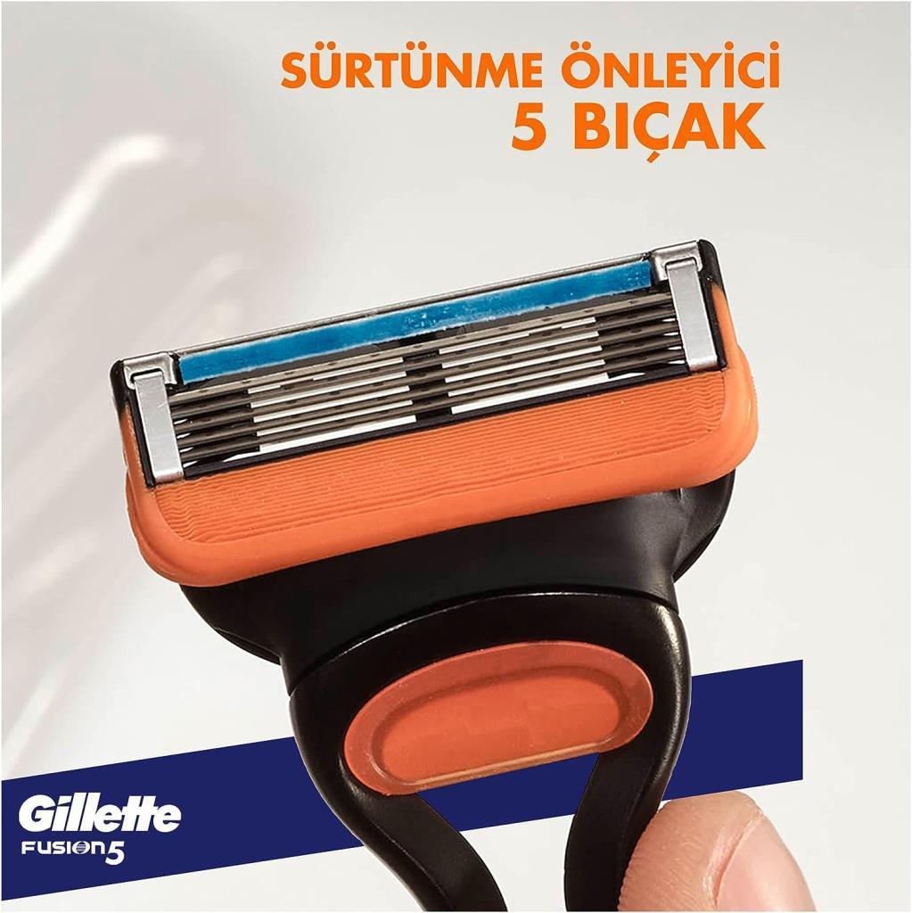 Gillette Fusion Yedek Tıraş Bıçağı 8 Adet Karton Paket
