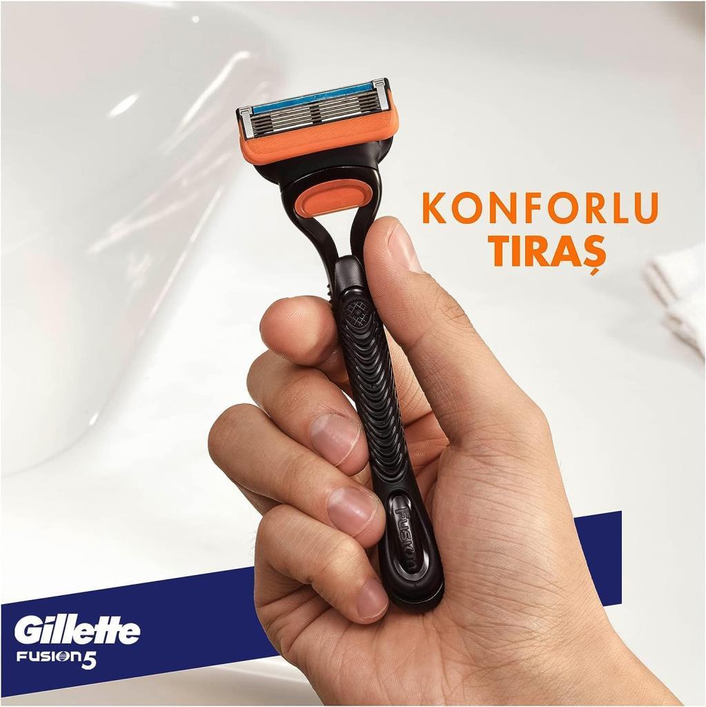 Gillette Fusion Yedek Tıraş Bıçağı 8 Adet Karton Paket