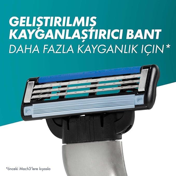 Gillette Mach 3 Tıraş Makinesi + 2 Yedek Tıraş Bıçağı