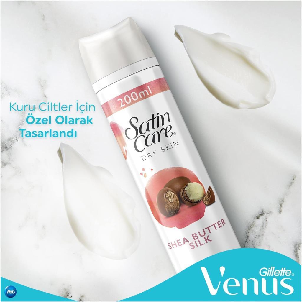Gillette Satin Care Shea Butter Kadın Tıraş Jeli 200 ml