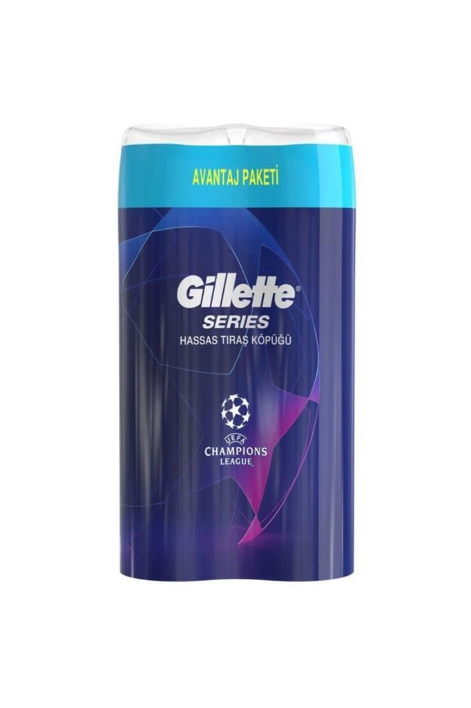 Gillette Series Hassas Tıraş Köpük 2X250 ml Set