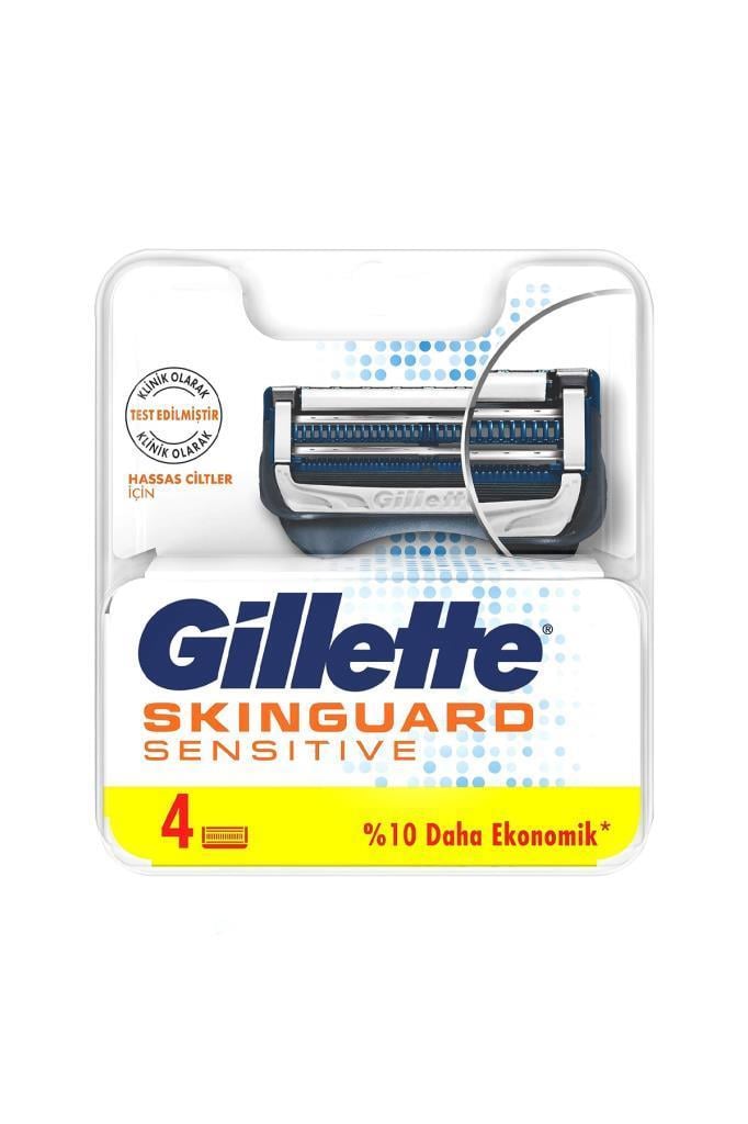 Gillette Skinguard Hassas Yedek Tıraş Bıçağı 4lü