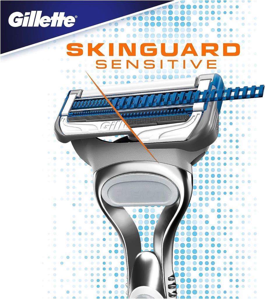 Gillette Skinguard Tıraş Makinesi+4lü Yedek Tıraş Bıçağı