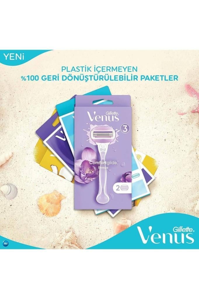 Gillette Venus Comfortglide Breeze Tıraş Bıçağı X4