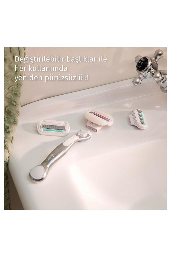Gillette Venus Comfortglide Sugarberry Tıraş Makinesi+2 Adet Yedek Başlık + Çanta