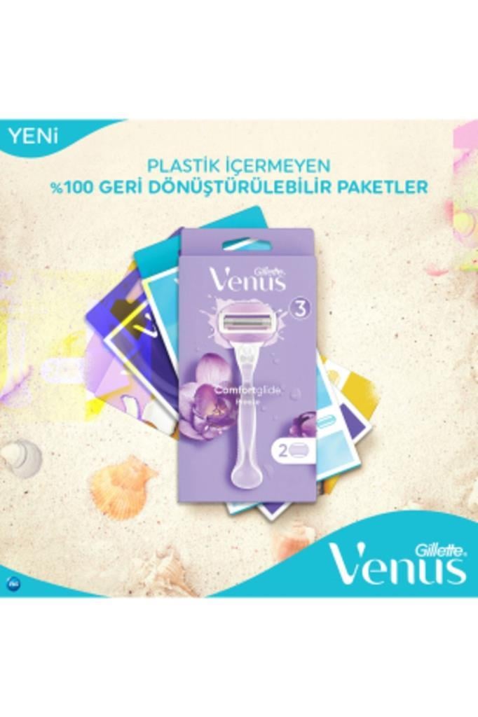 Gillette Venus Smooth Kadın Tıraş Makinesi 3 Yedek Tıraş Bıçağı