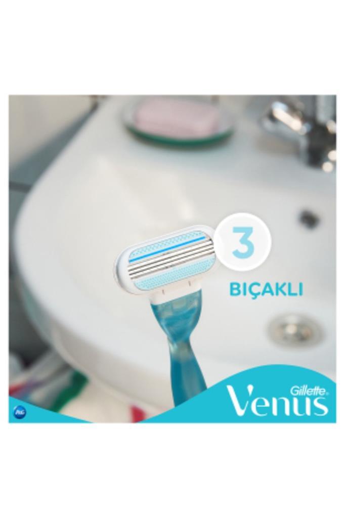 Gillette Venus Smooth Kadın Tıraş Makinesi 3 Yedek Tıraş Bıçağı