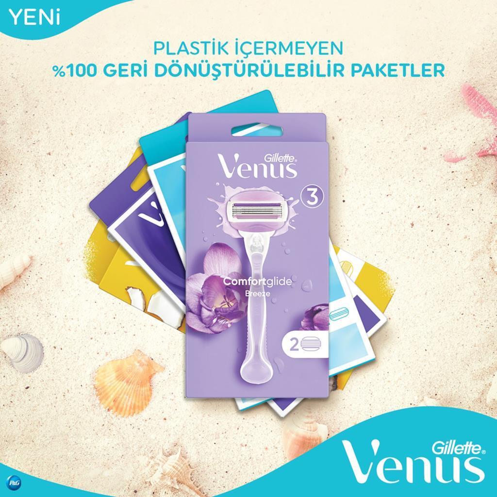 Gillette Venus Smooth Tıraş Makinesi + 5 Yedek Başlık