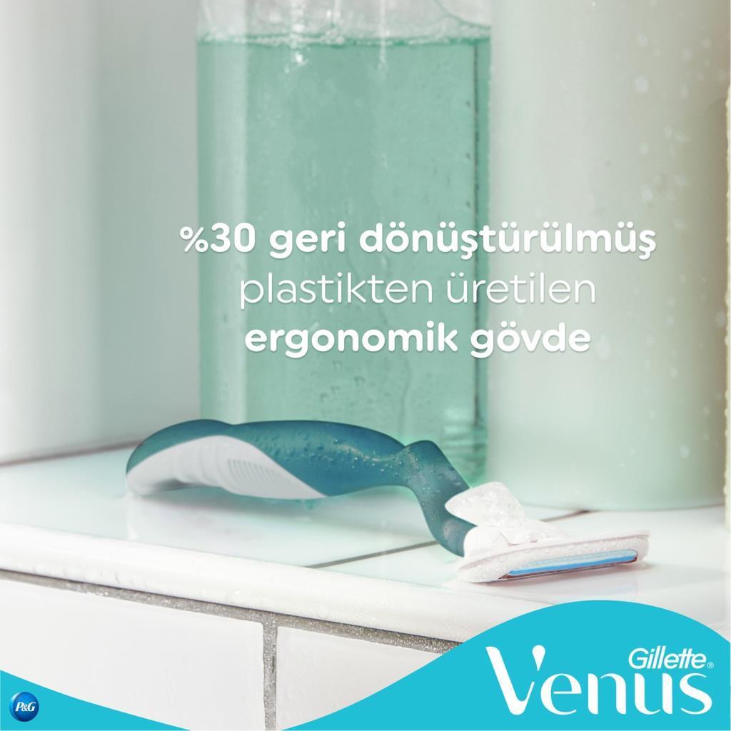 Gillette Venus Smooth Tıraş Makinesi + 5 Yedek Başlık
