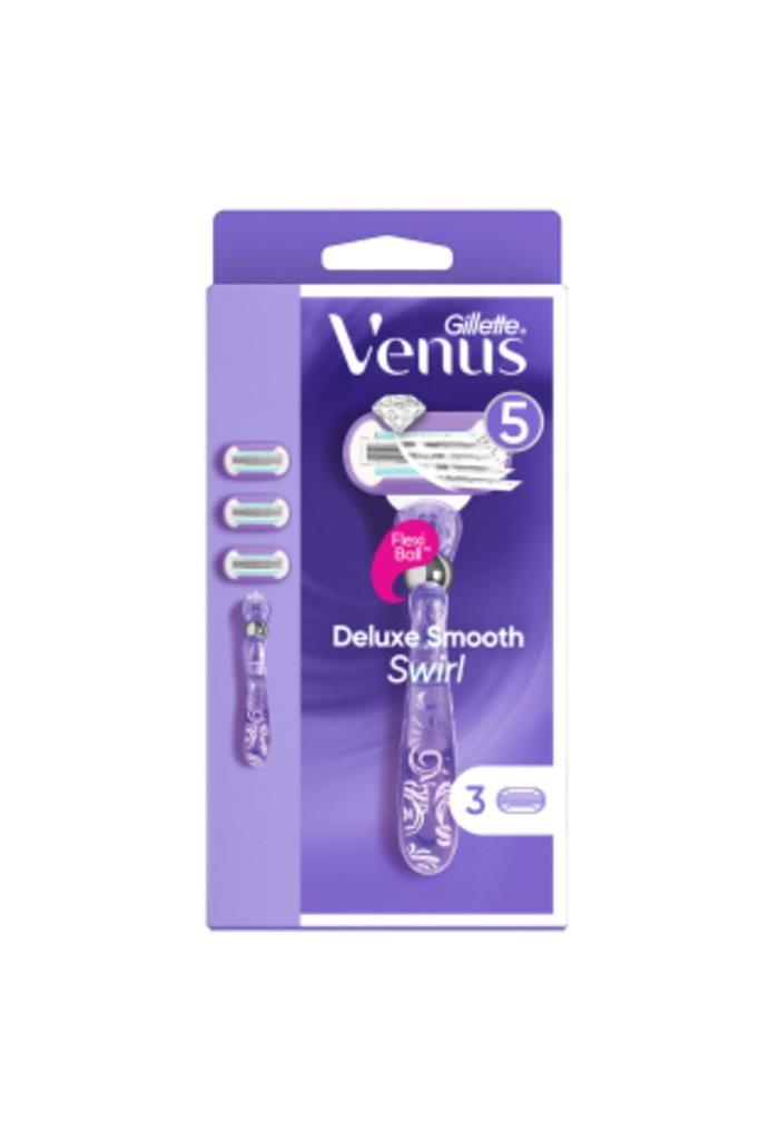 Gillette Venus Swirl Tıraş Makinesi + 3 Yedek Başlık