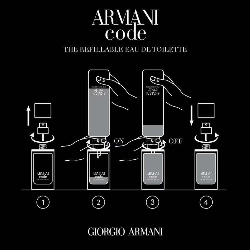 Giorgio Armani Armani Code EDT 50 ml Refillable Erkek Parfüm