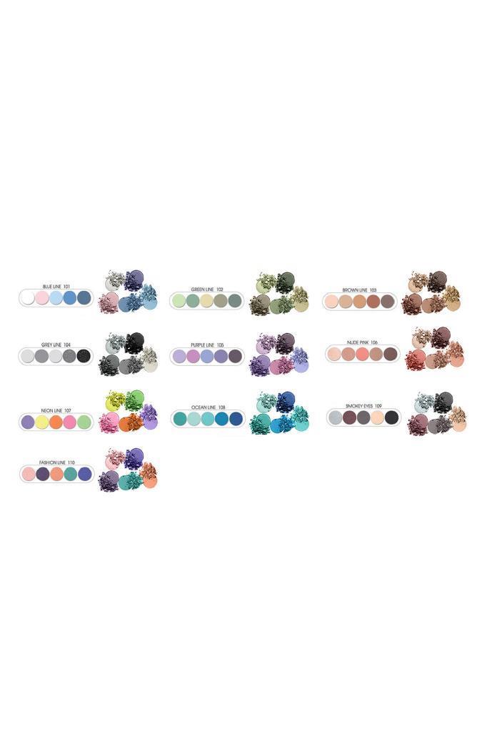 Golden Rose Professional 113 Ombre Matte Far Paleti