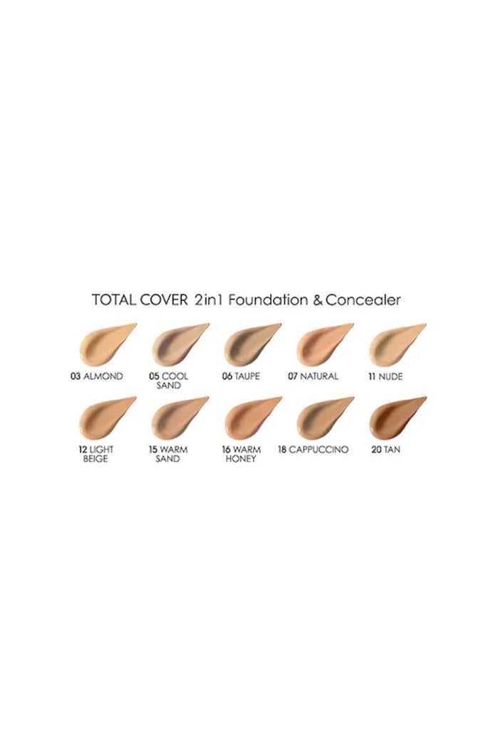 Golden Rose Total Cover Foundation 03 Almond 30 ml