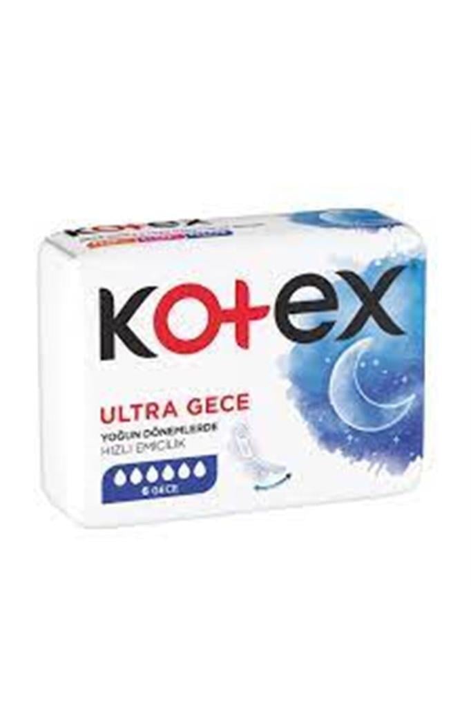 Kotex Ultra Gece Hijyenik Ped 6 Adet