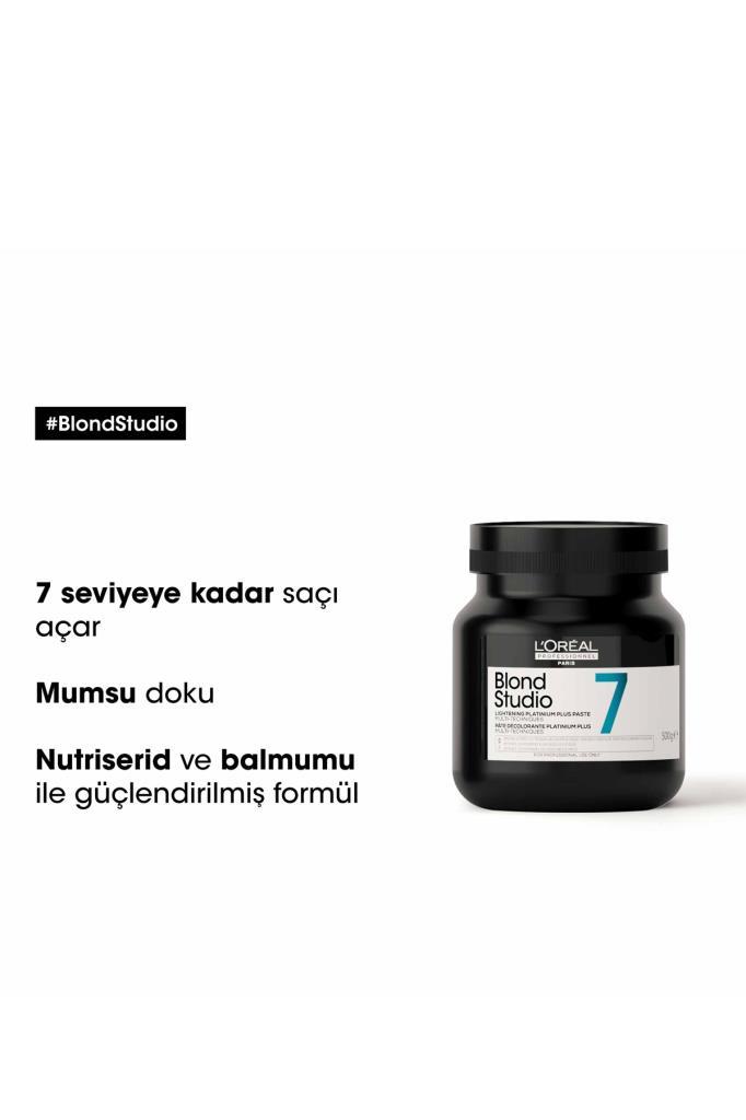Loreal Professionnel Loreal Blond Studio 7 Aydınlatıcı Platin Plus Macun 500 Gr