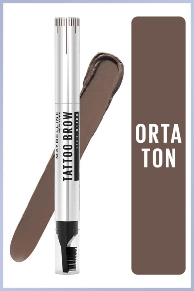 Maybelline New York Kaş Kalemi Tattoo Brow Lift Stick 03 Medium Brown