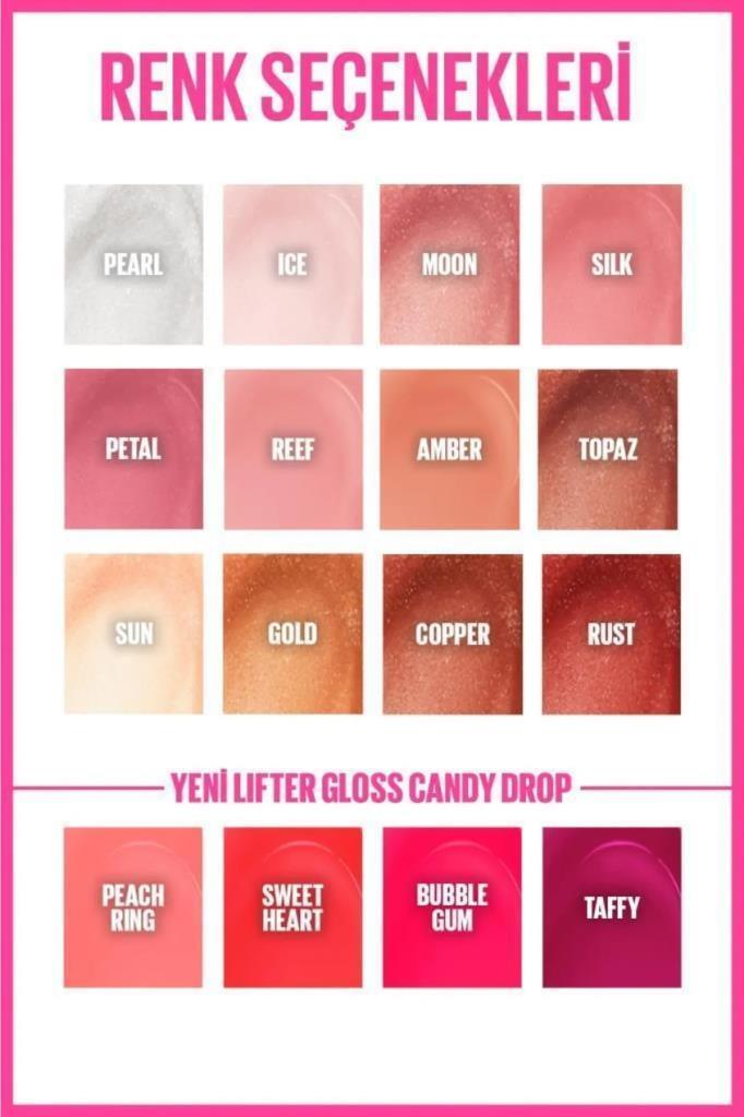 Maybelline New York Lifter Gloss 24 Bubble Gum Dudak Parlatıcısı