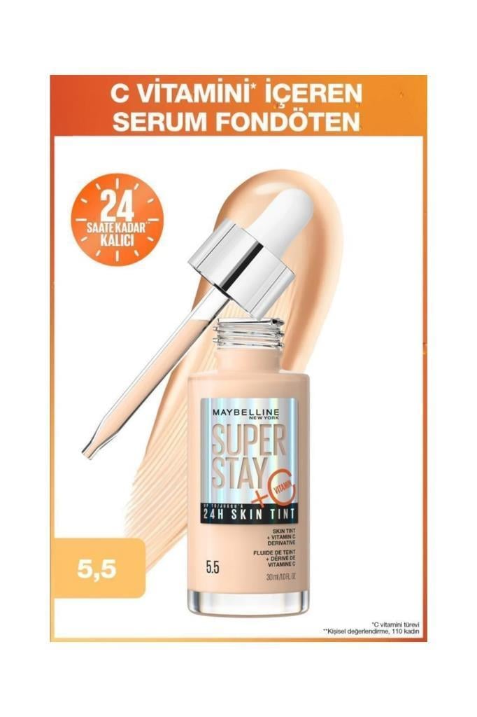 Maybelline New York Super Stay 24H Skin Tint 05.5 Fondöten